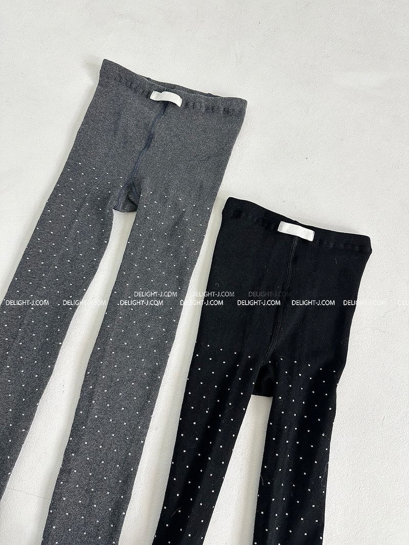 dotted socks stocking leggings