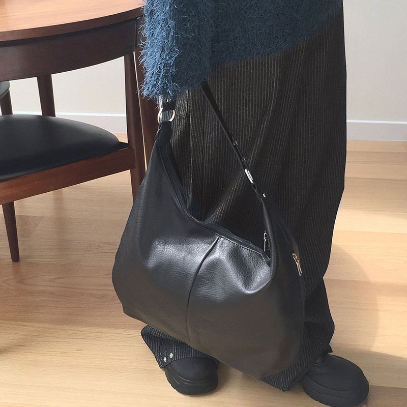 [MADE] Erson Stripe Snap Button Balloon Fit Denim Pants