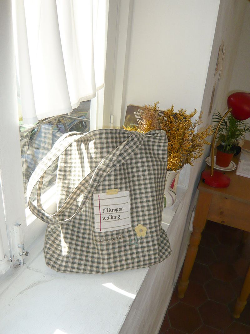 Everyday fabric bag_I'll keep on walking