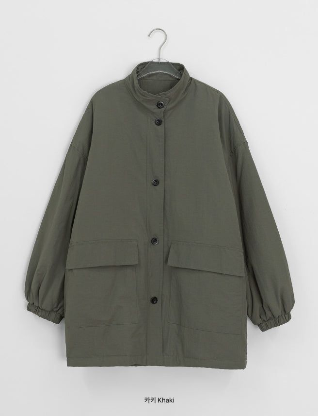 [unisex] Petter Half Bomber Padding Jumper
