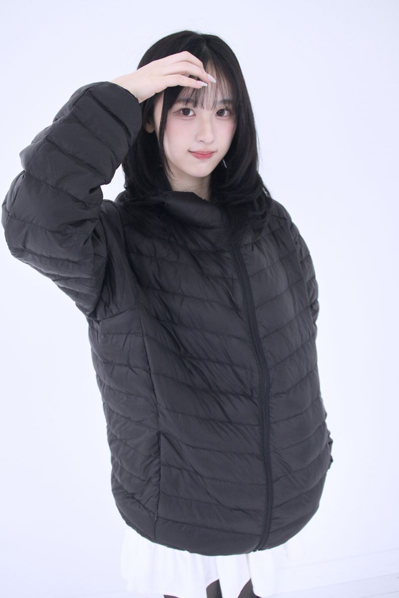 Duck-Down Light Hooded Slim Lightweight Padded (2colors)