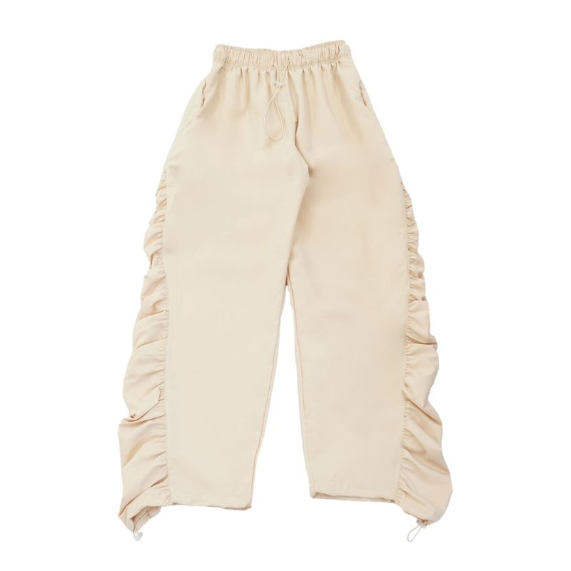 side frill pants