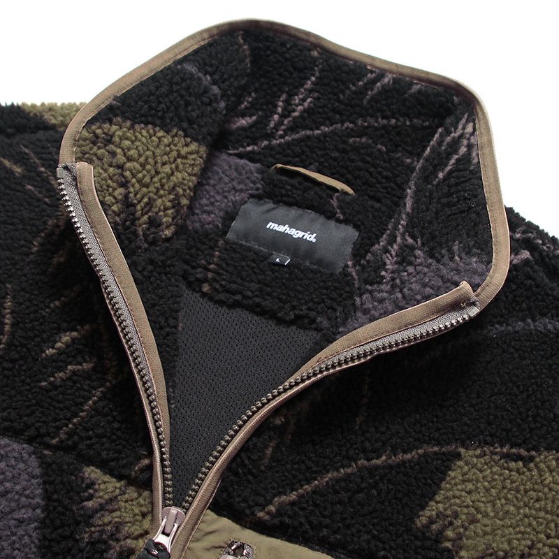 PALM LEAF FLEECE JACKET