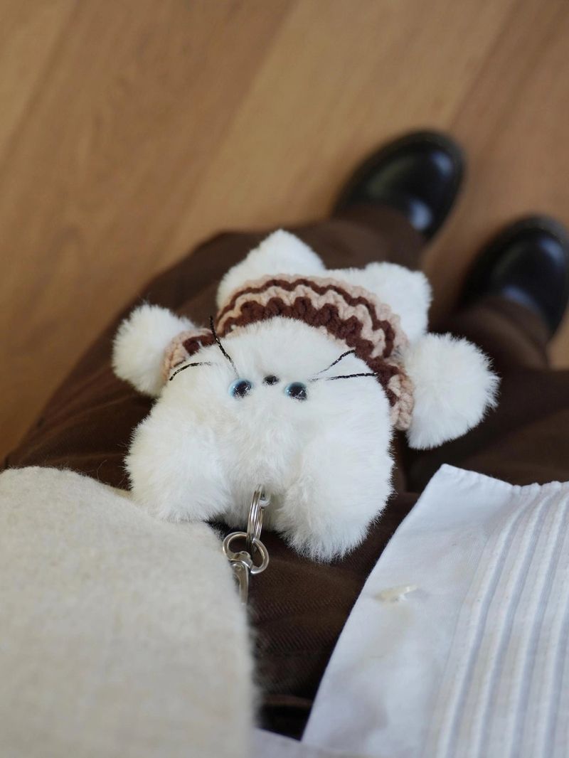 Keyring Acc 'Cowichan knit' - 3 Color