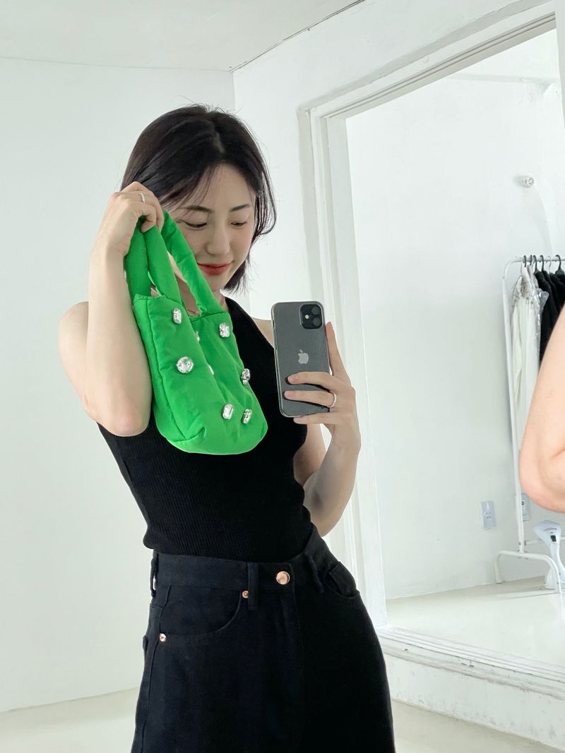 Xラウンドタンクトップ