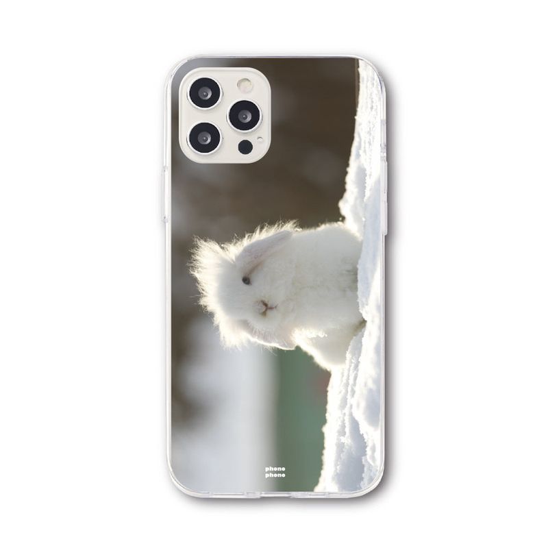 PHONO PHONO(フォノフォノ)の「WHITE BUNNY PHONE CASE (JELLY)(Smartphone Accessories)」