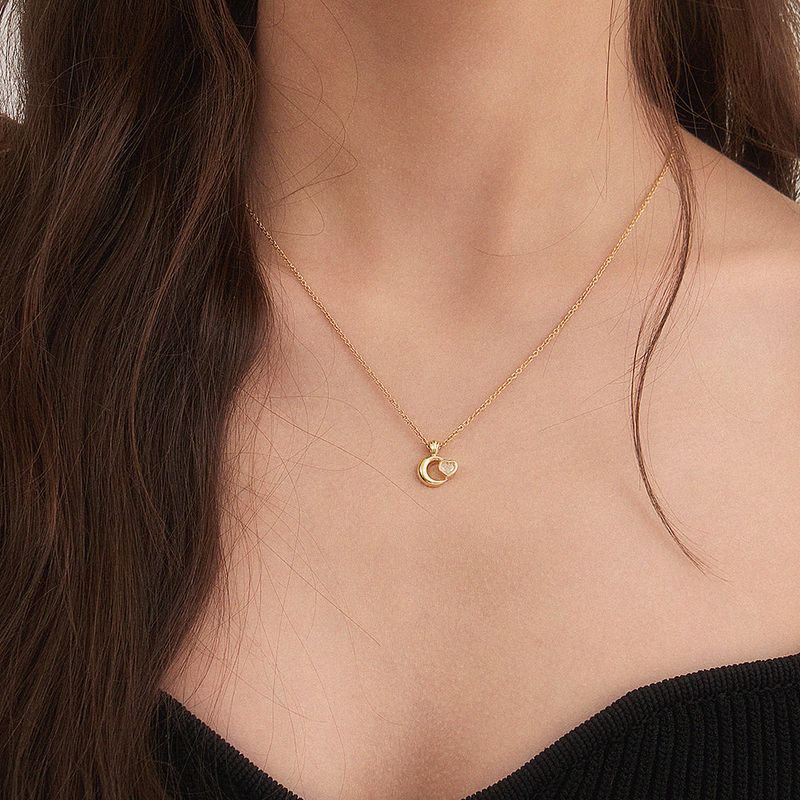 noonoofingers（ヌヌフィンガース）の「HEART CRESCENT NECKLACE（Accessories）」