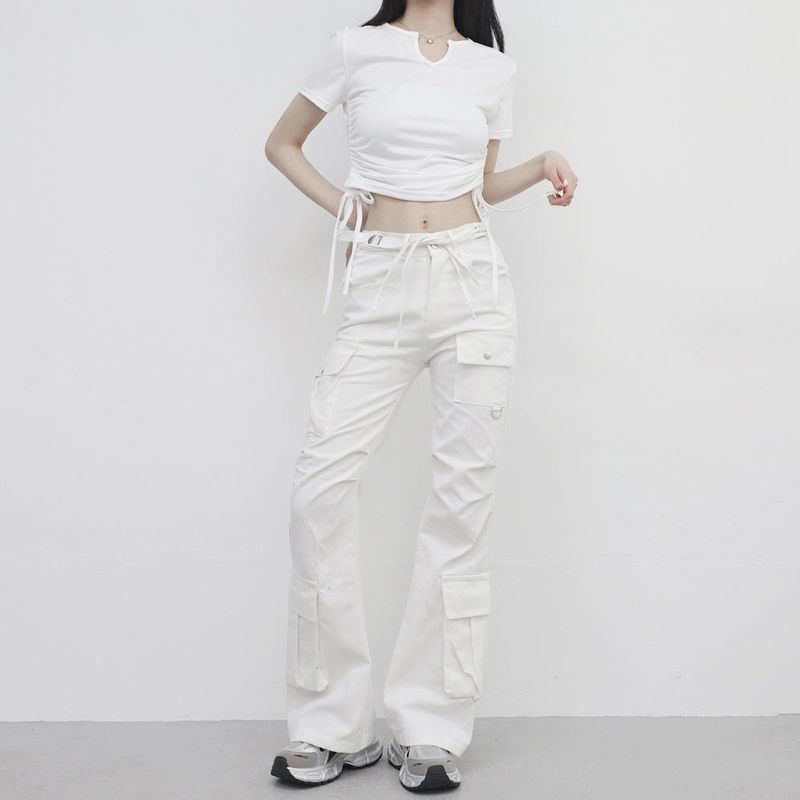 Family Cargo Bootcut Pants