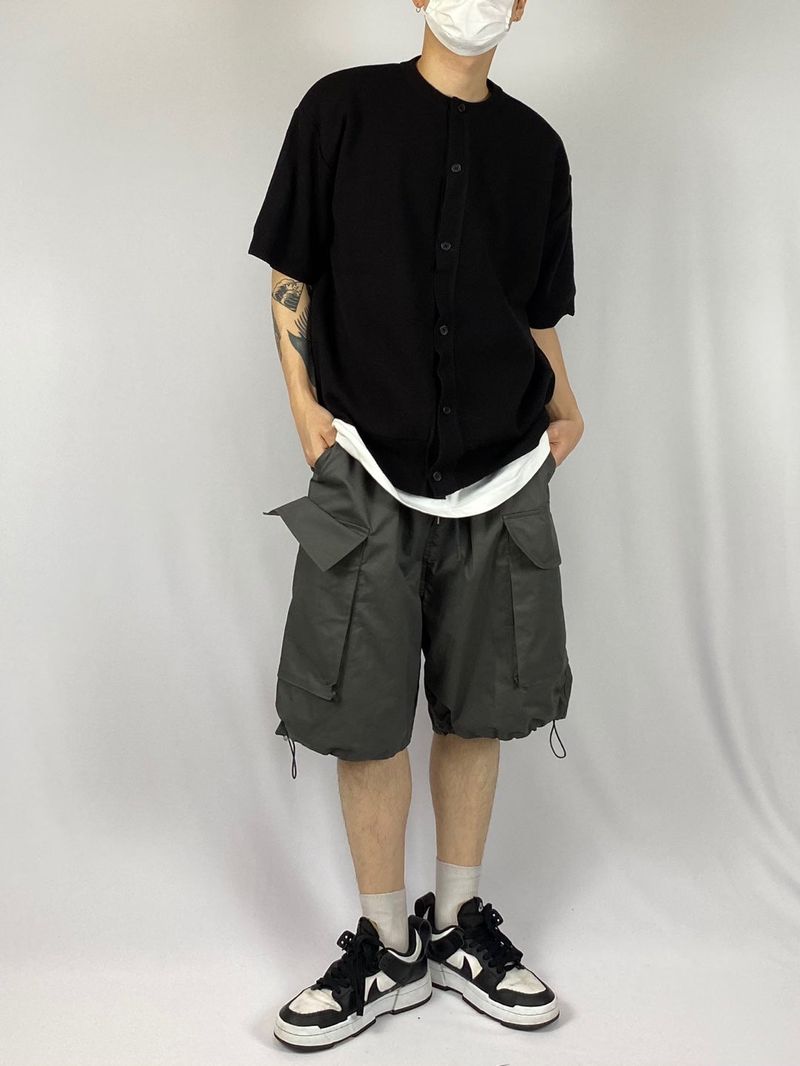 Cargo string bermuda half pants 2C