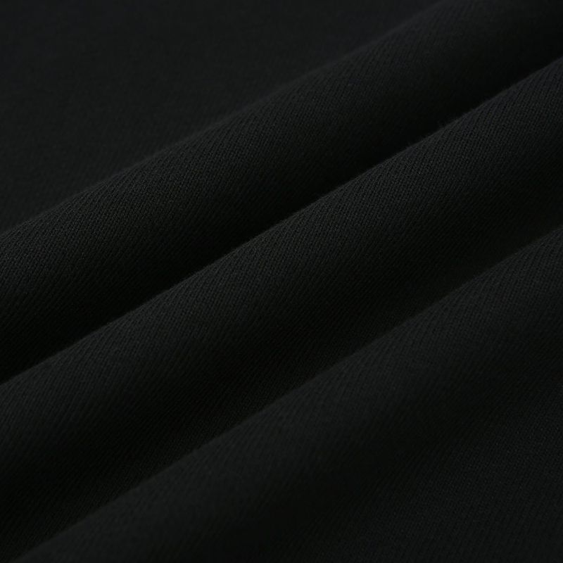 DOUBLE LOOP LOGO SLEEK SWEATSHIRT BLACK