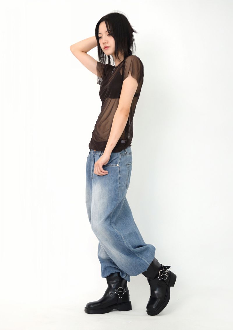 chain mid-calf boots
