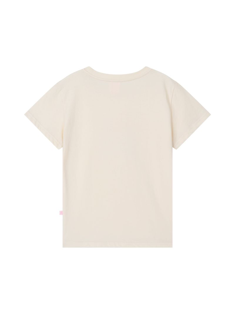 KIRI SKULL PATCH T-SHIRT (CREAM)