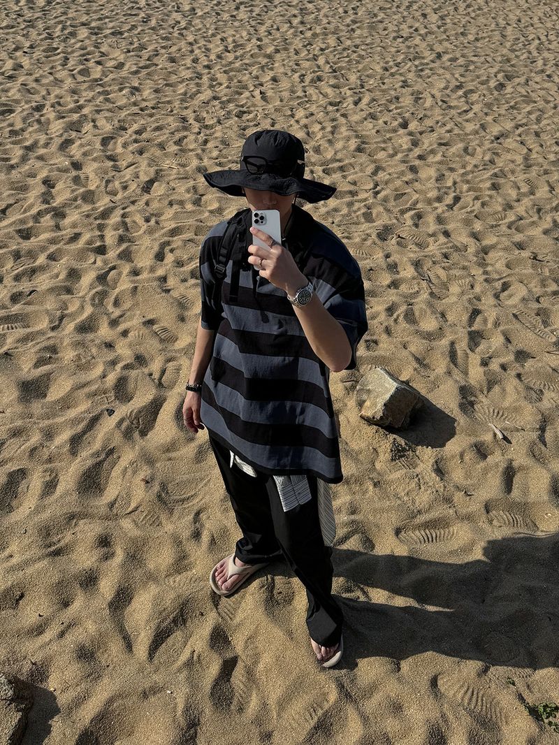 ASCLO Snap Button Bucket Hat (5color)