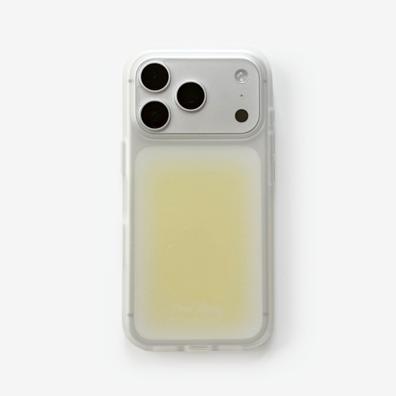 [반투명] yellow syrup case