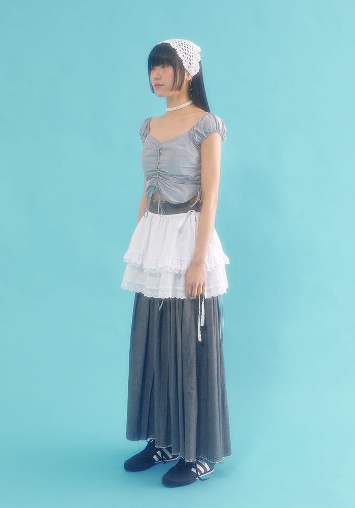  lace wrap skirt_white