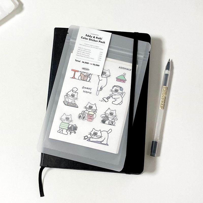 ADDHALF(アドハーフ)の「Eddy & Rabi Color Sticker Pack()」