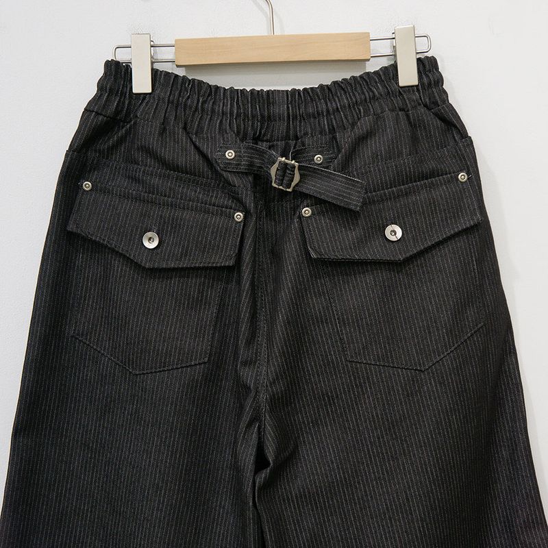 Dobby Stripe Denim Pants