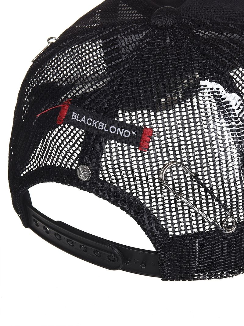 BBD Never Stop Painted Trucker Mesh Cap (Black)