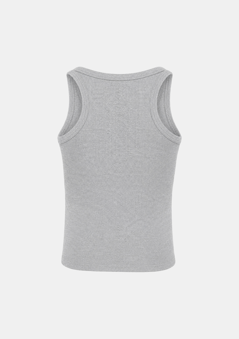 Evia Button Line Tank Top