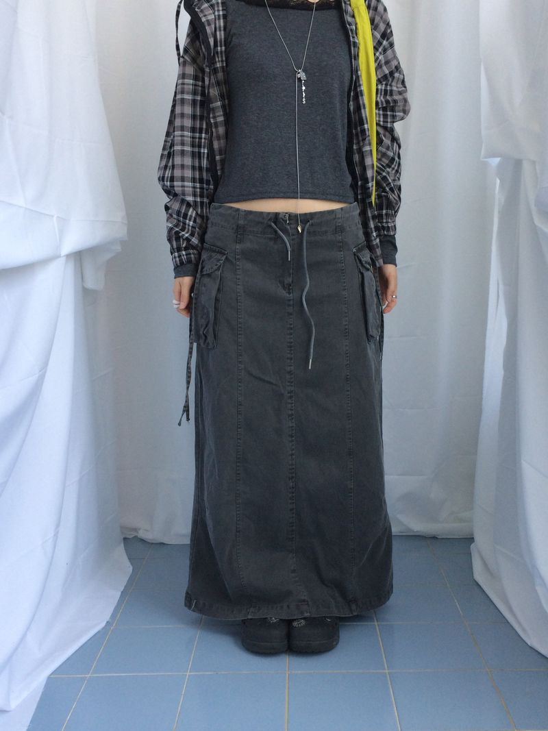 Feminine Flat Neck Long T-Shirt