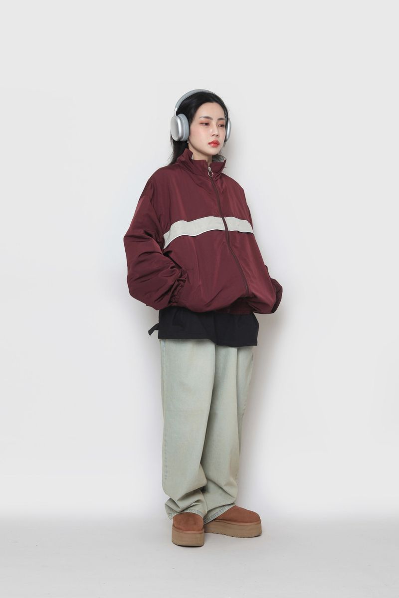 keyring wide denim pants