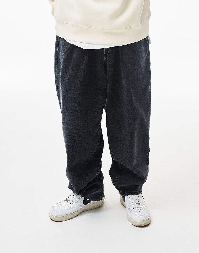 BSRABBIT(ビエスラビット)の「MBSRCOPT102 MID90 BAGGY DENIM PANTS BLACK(Pants)」