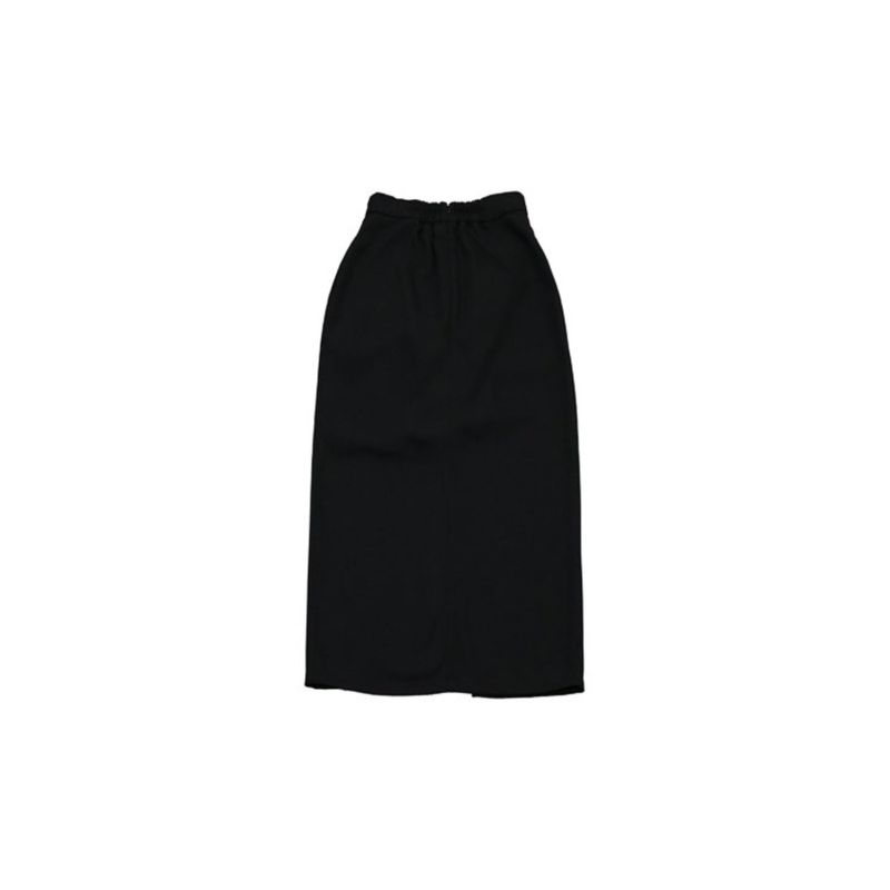 layered slit skirt