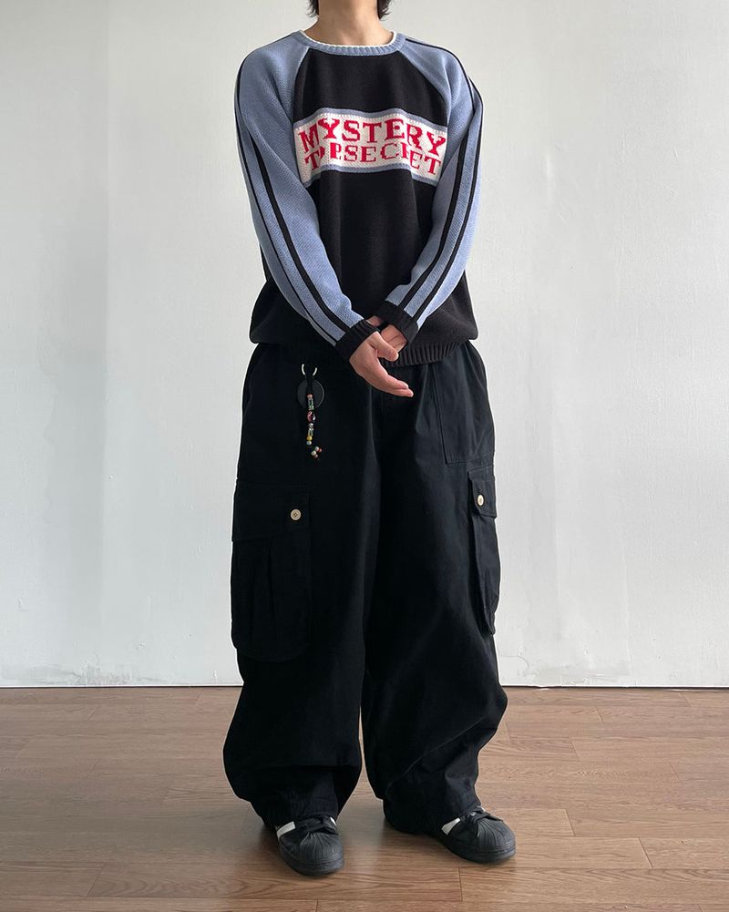 Rococo Raglan Line Knit