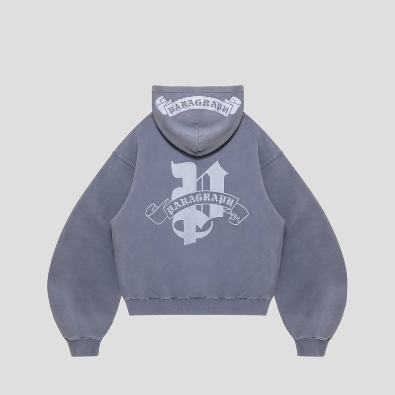 PARAGRAPH BANNER ZIP HOODIE