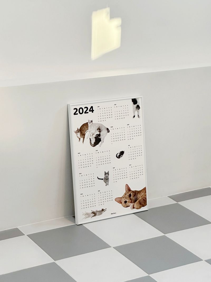 2024 CAT POSTER CALENDAR [A2]
