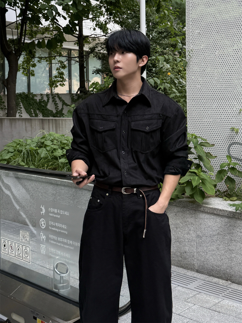 Yard suede western shirt