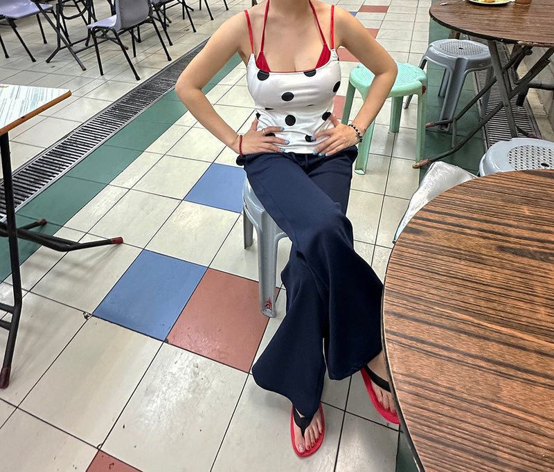 Yuki Slim Banded Bootcut Long Pants