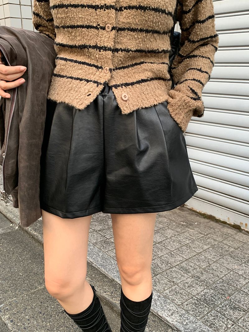 Clang wool striped cardigan