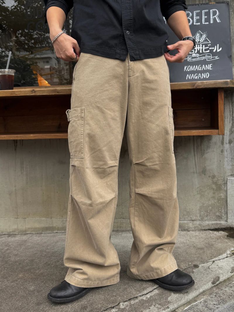 ポイ ミリタリー ウォッシュド パンツ