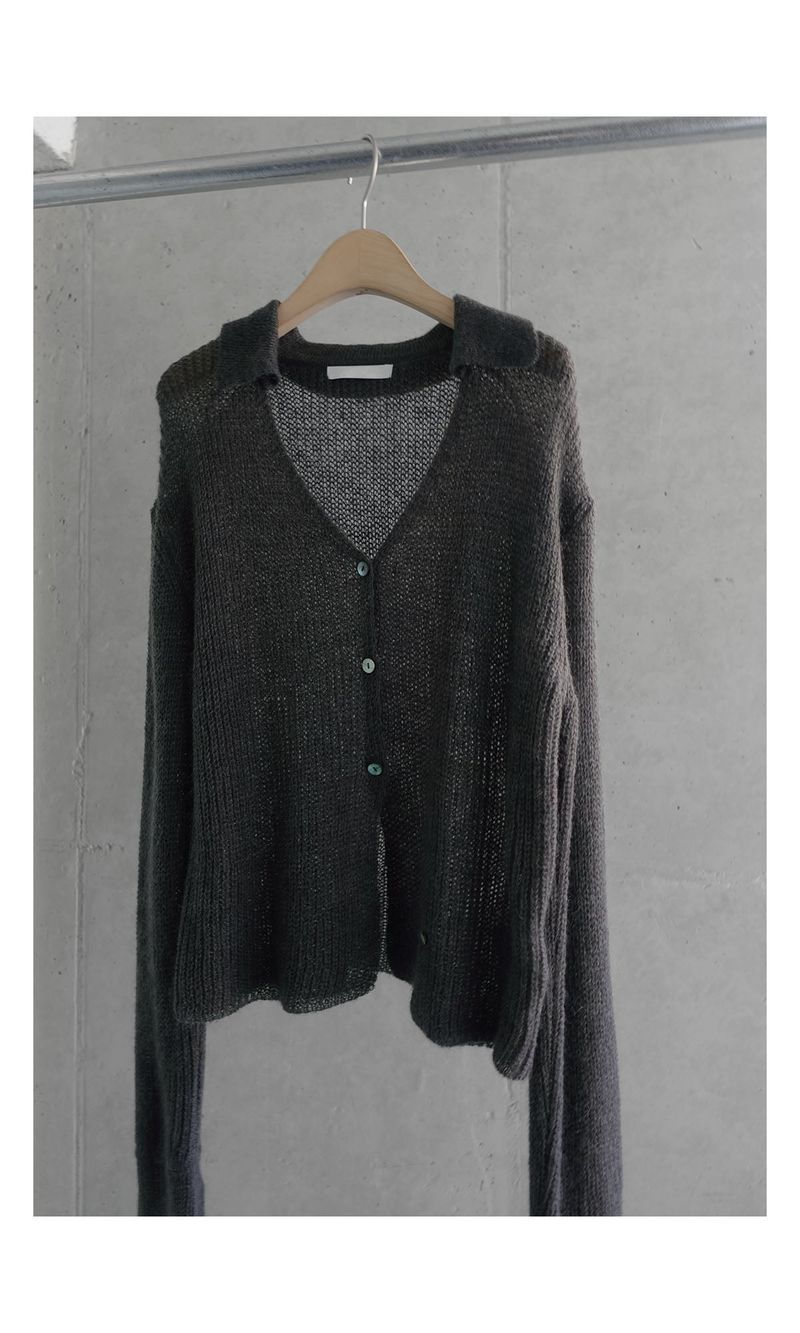 Lily kid mohair cardigan (2C)