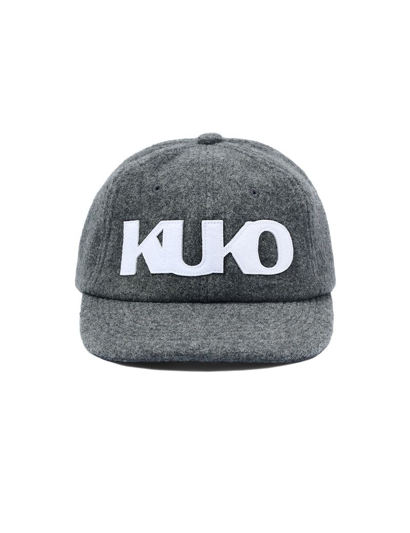 KUKO（クコ）の「KUKO シンボルウールキャップ_グレー（帽子）」