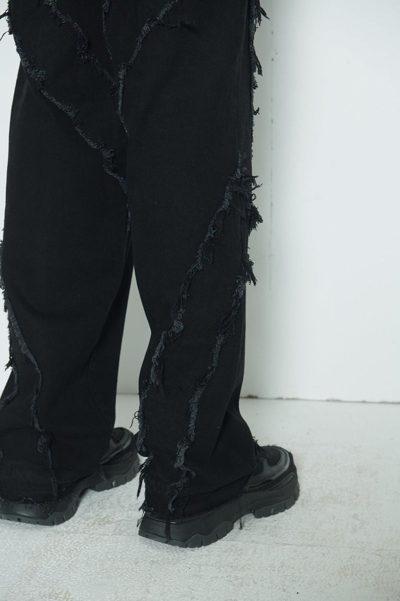 Comma Denim Pants Black