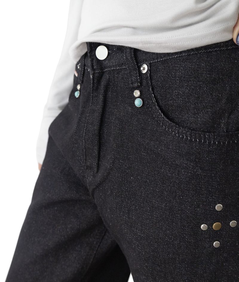Mandy Studded Straight Pants