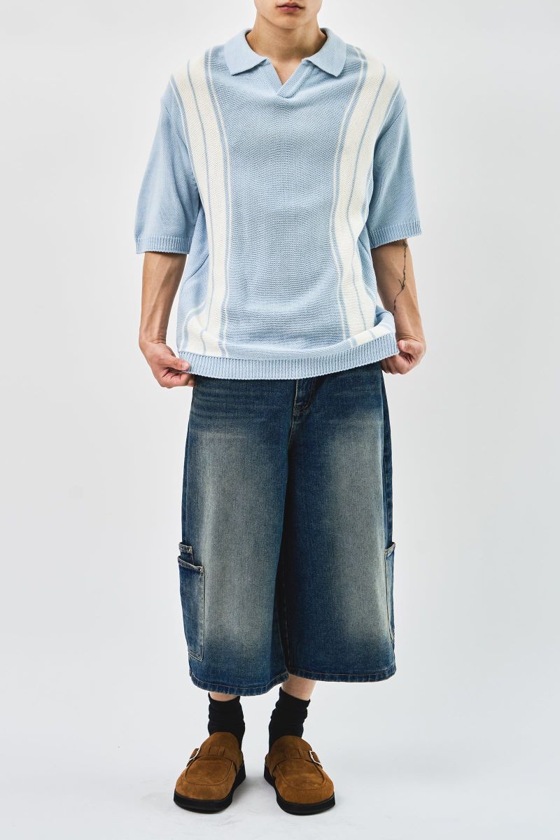 Luna Bermuda Denim (2color)