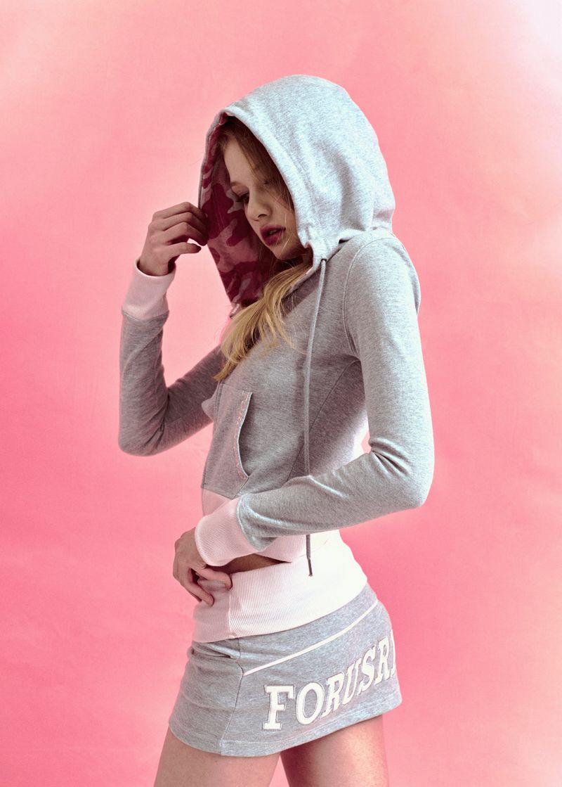 BEBE TRAINING MINI SKIRT [GREY]