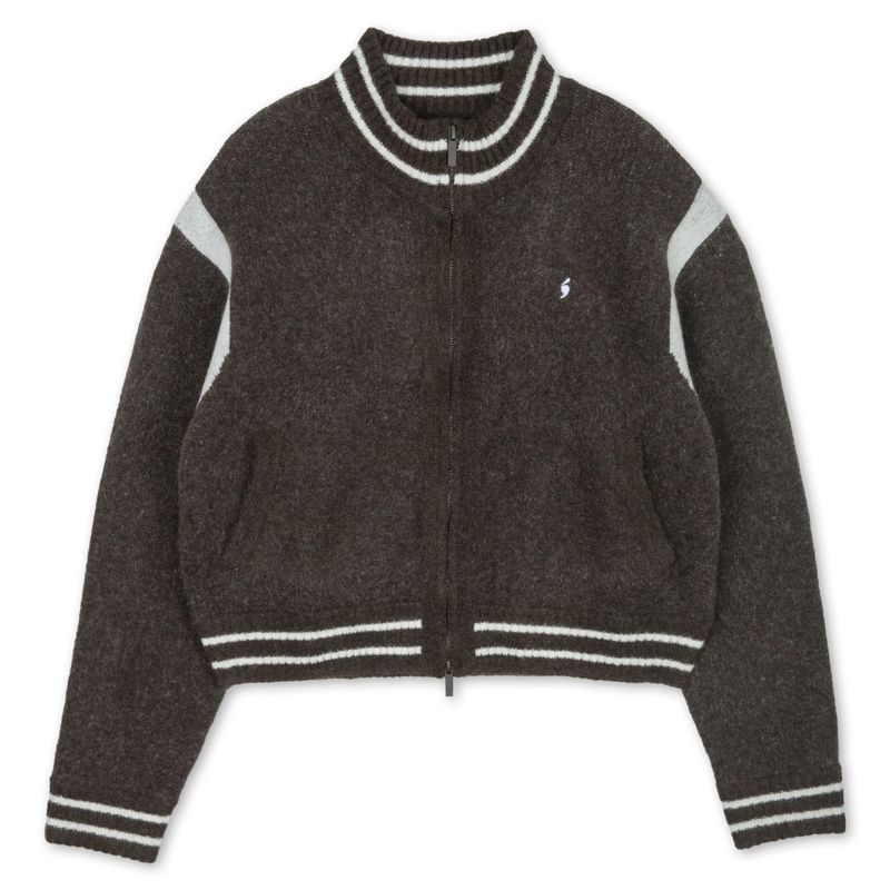 LETOILE LOVE STADIUM KNIT ZIP UP