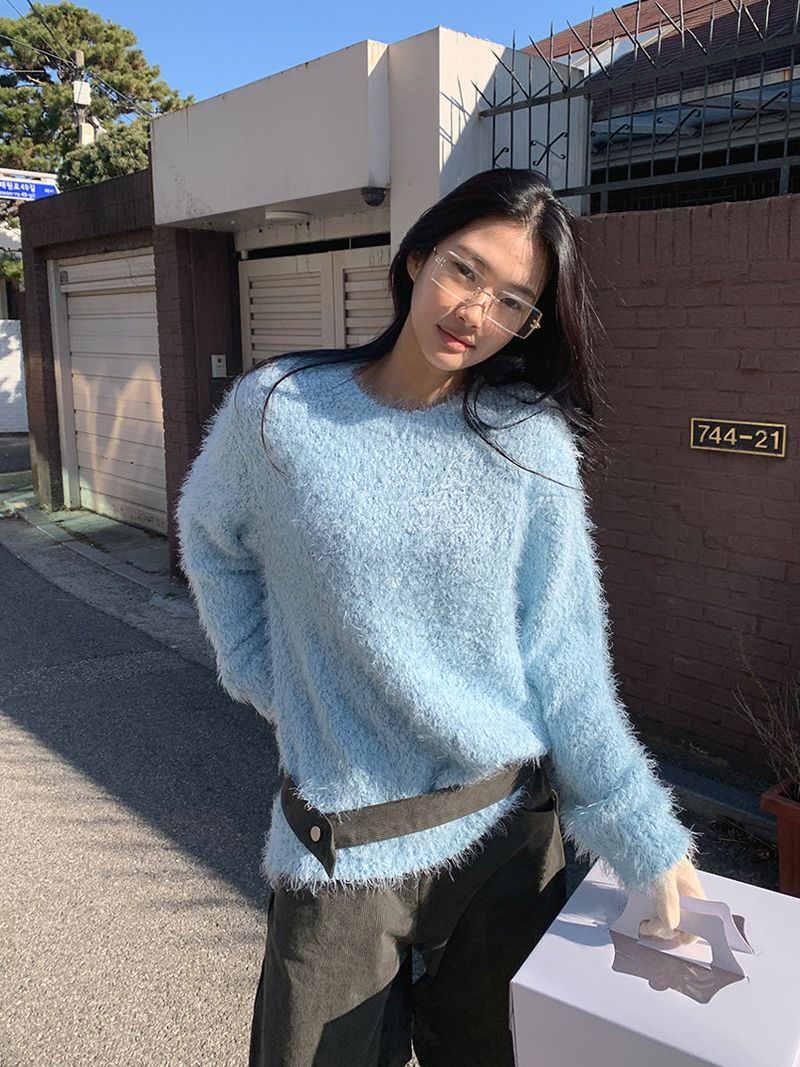 LEGACY BOUCLE KNIT (3COLOR)