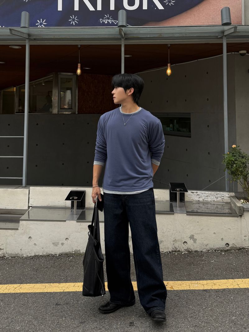 Pitner wide denim pants