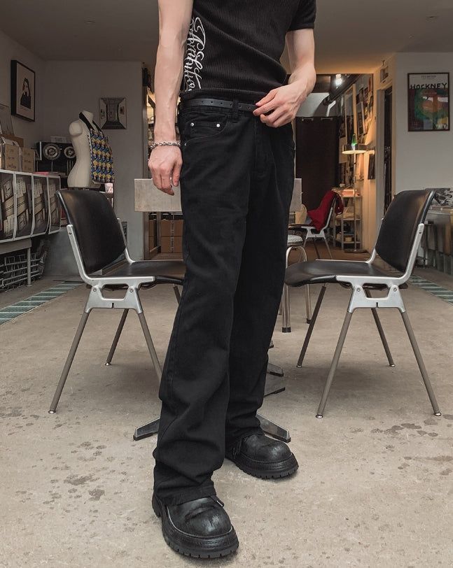 Raiden Cotton Semi-Flare Pants