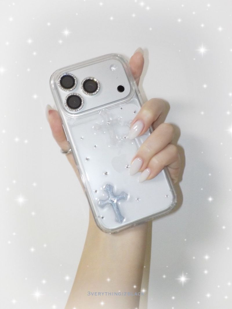 pearl cross resin case