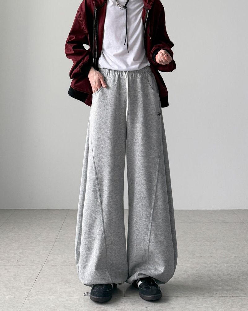 YOURNUS Curved Training Pants