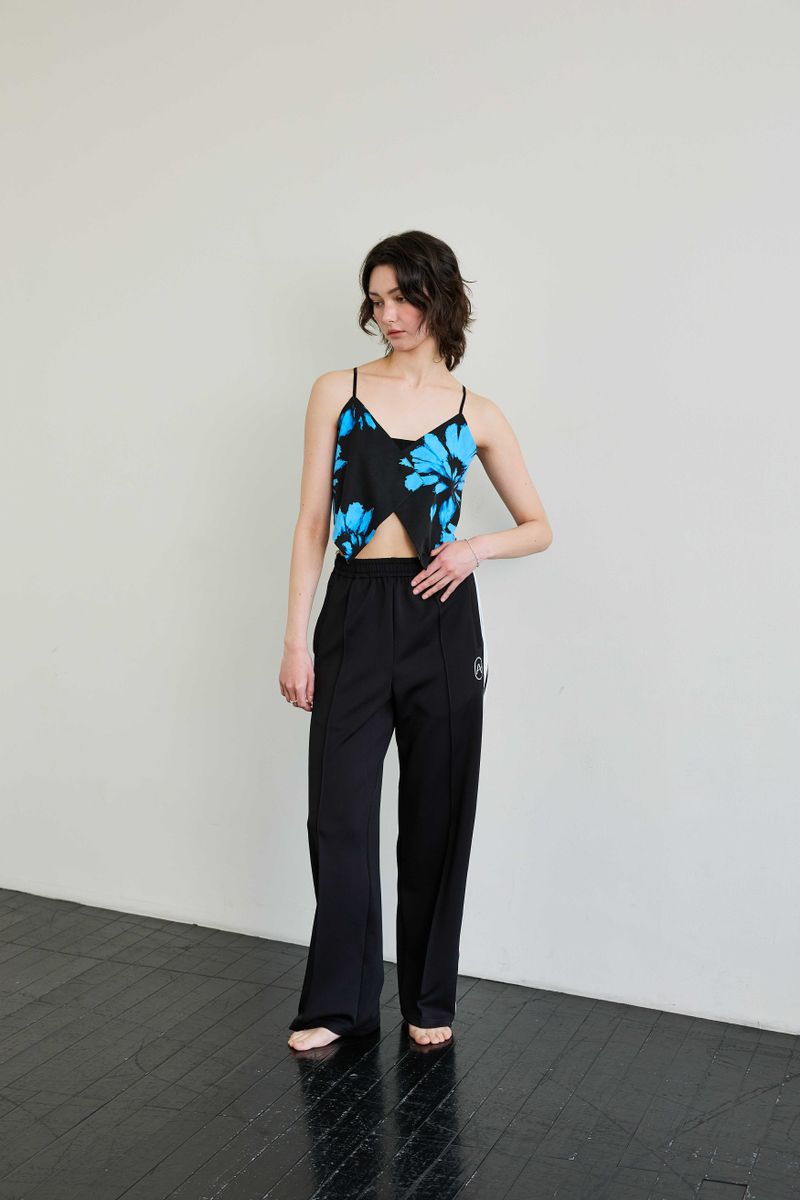 FLUTTER TOP / BLUE