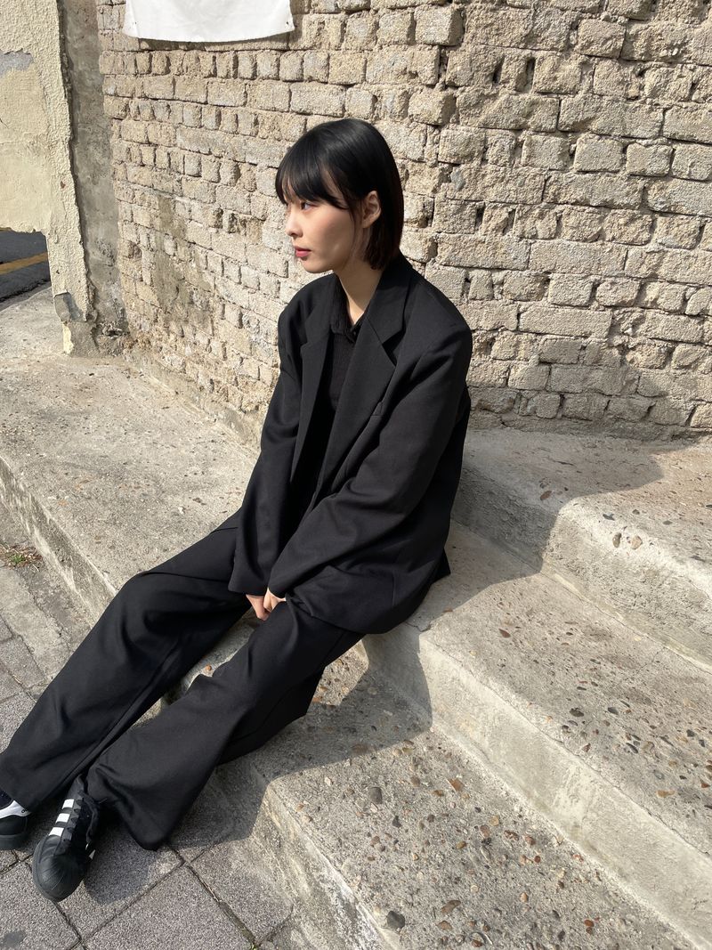 Umeda set up collar jacket