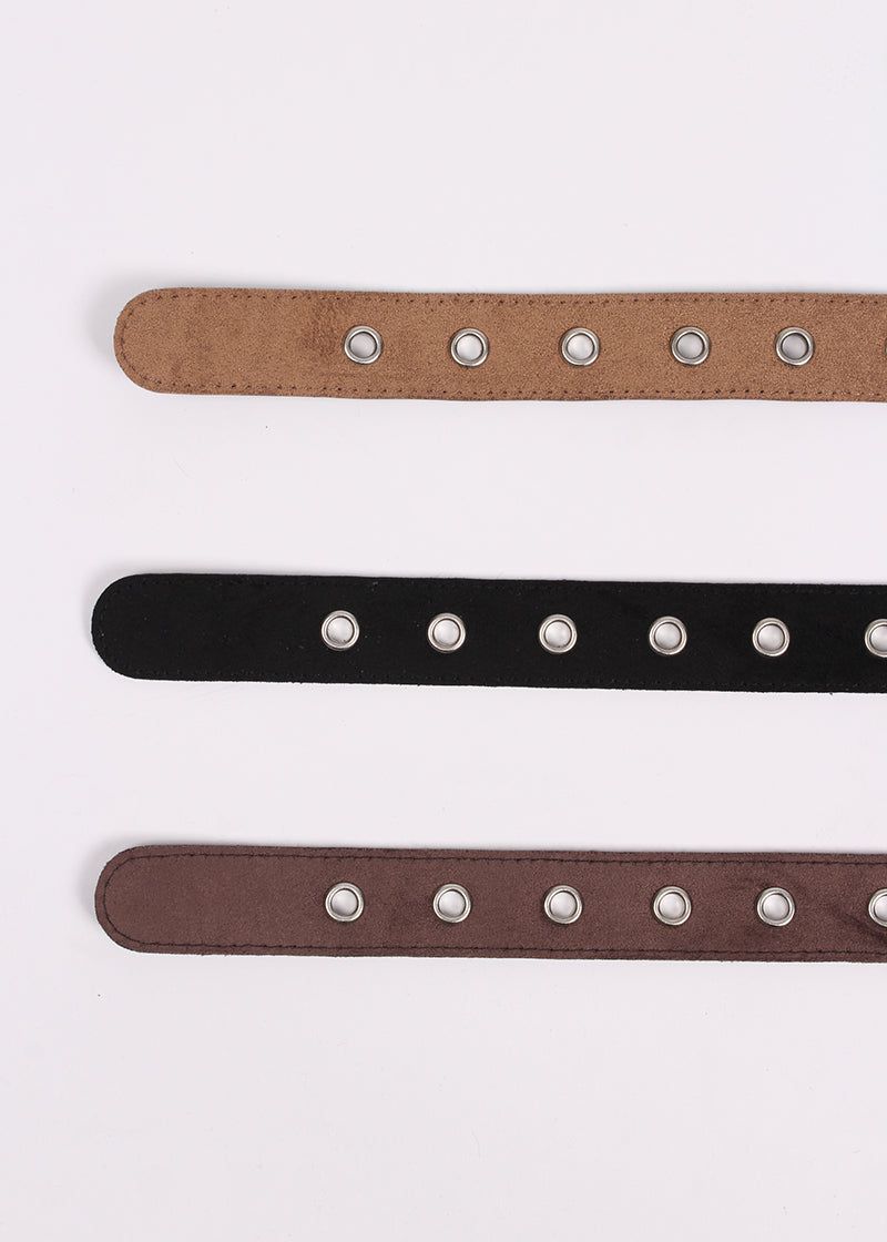 EYELET POCKET BELT
