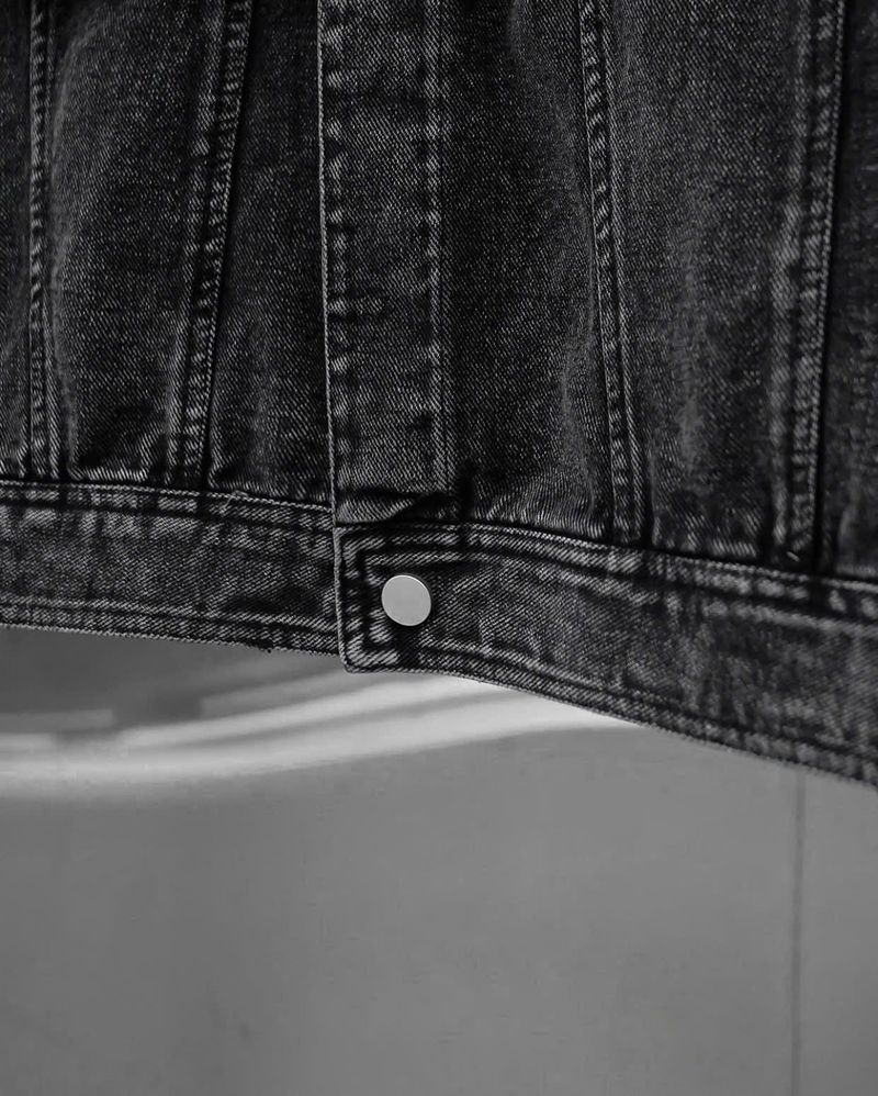 WASH-DENIM JACKET QUAD POCKET